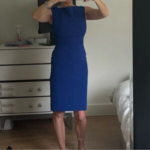 Zara Elegant Blue Sleeveless Dress